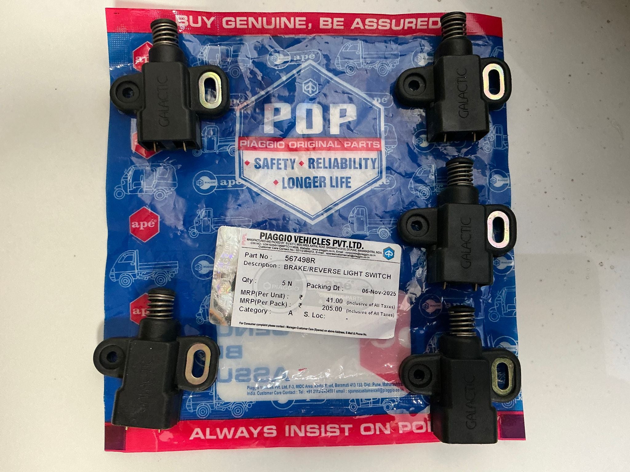 Brake Reverse light 567498r