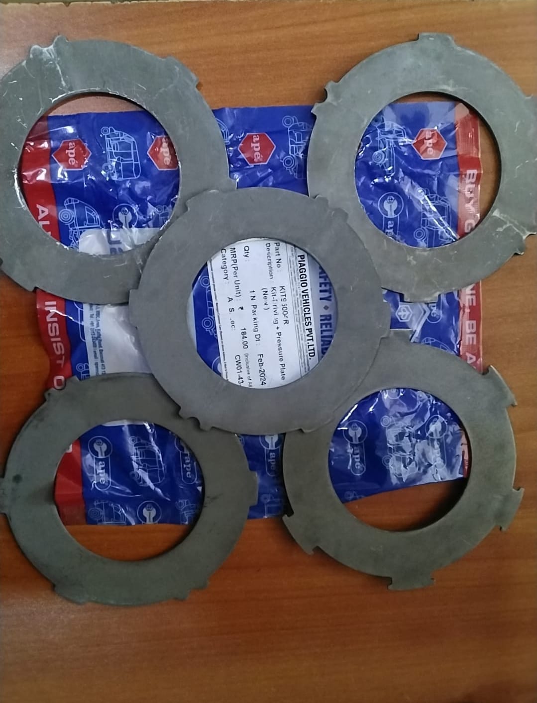 DRIVING   PLATE +PRESSUREPLATE KIT95004R   set complete