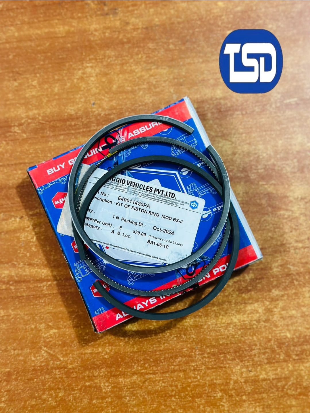 Kit of   Piston Ring Mod Bs2 E40011420PA