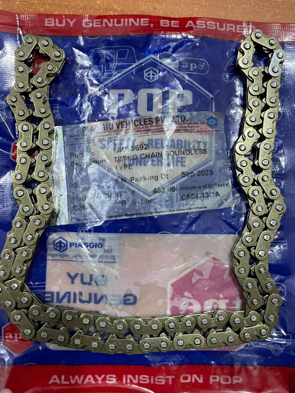 TIMING   CHAIN SOUNDLESS TYPE 1A015692